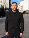 Президент Володимир Зеленський під час запису відеозвернення, в якому він заявив, що Росія боїться надання Україні ракет Tomahawk. Київ, 12 жовтня 2025 року 