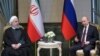 Russian President Vladimir Putin meets with his Iranian counterpart Hassan Rohani in Ankara, April 4, 2018