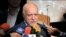 Bijan Namdar-Zanganeh, Iran's Oil Minister, speaking to reporters on the sidelines of a ceremony to announce new oil and gas contracts. July 20, 2020. 