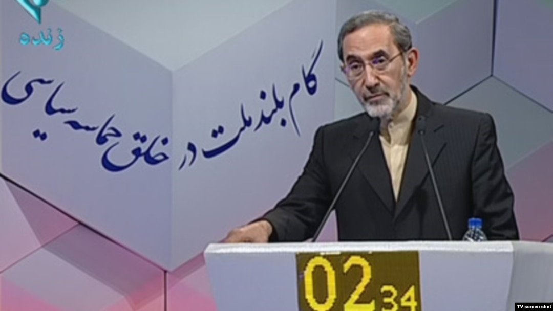 Ali Akbar Velayati, seen during a presidential debate ahead of this year's election, was Iran's minister of foreign affairs for 16 years, from 1981 to 1997.