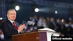 Uzbekistan - President Shavkat Mirziyoyev on Independence Day, Tashkent, 31Aug2021