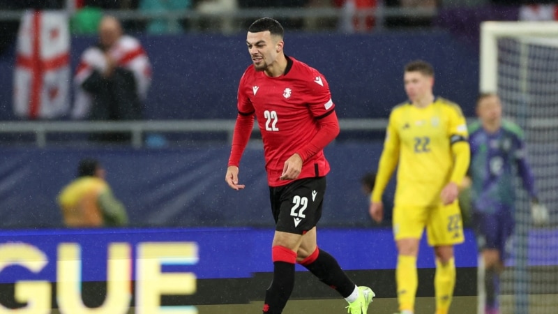 Host Georgia, Ukraine Draw Under Downpour In Nations League Match