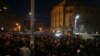 Armenia- Opposition supporters protest outside the Armenian police headquarters in Yerevan , February 23, 2021.