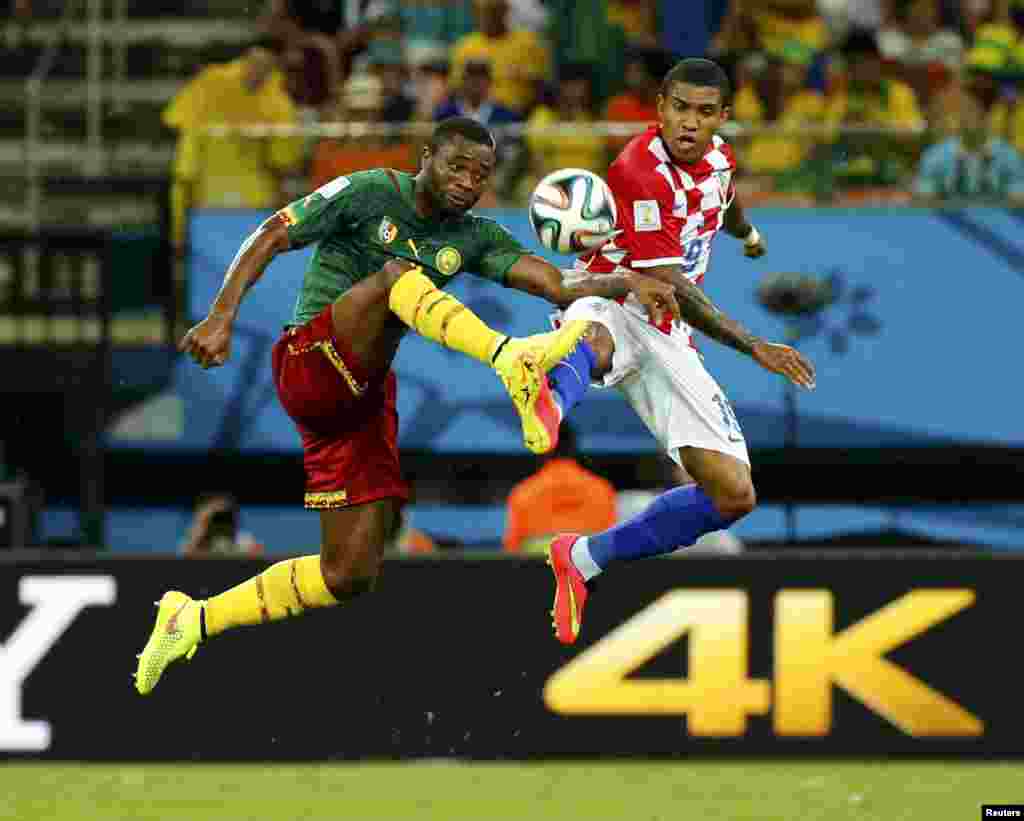 Kamerunlu Aurelien Chedjou və xorvatiyalı Sammir-in &laquo;top davası&raquo;.