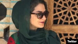 Bahareh Hedayat, prominent Iranian activist. Photo from social media. 