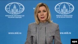 Russian Foreign Ministry spokeswoman Maria Zakharova (file photo)