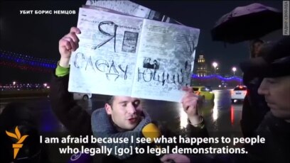 Muscovites React To Nemtsov Killing