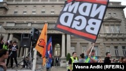 Protest inicijative "Ne da(vi)mo Beograd"