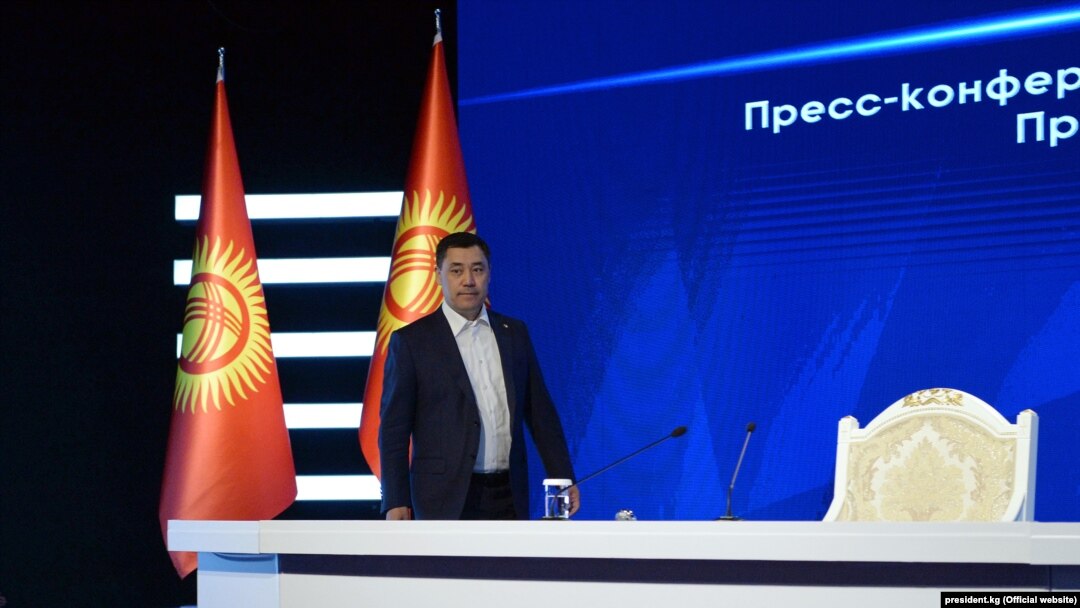 Садыр Жапаров, президенттикке талапкер.