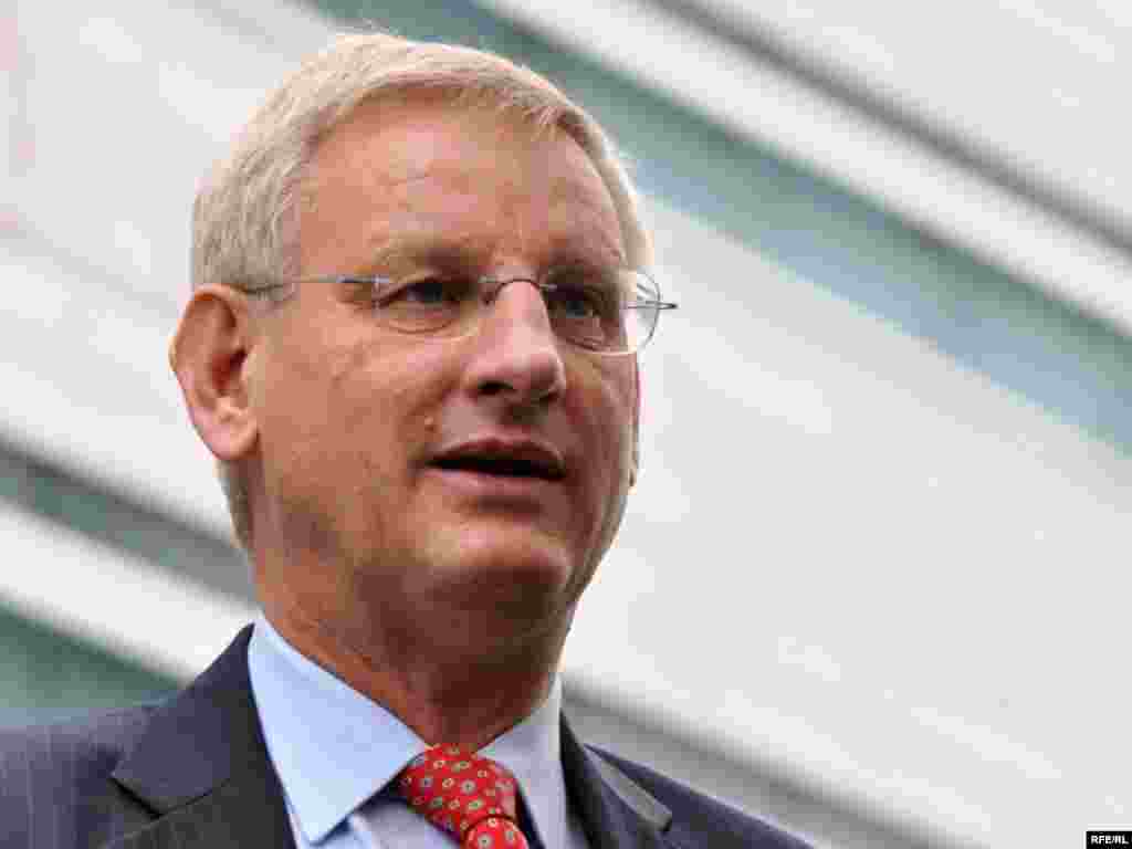 Ministar spoljnih poslova Švedske Carl Bildt Foto: Midhat Poturović