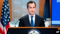 U.S. State Department spokesman Matthew Miller (file photo)