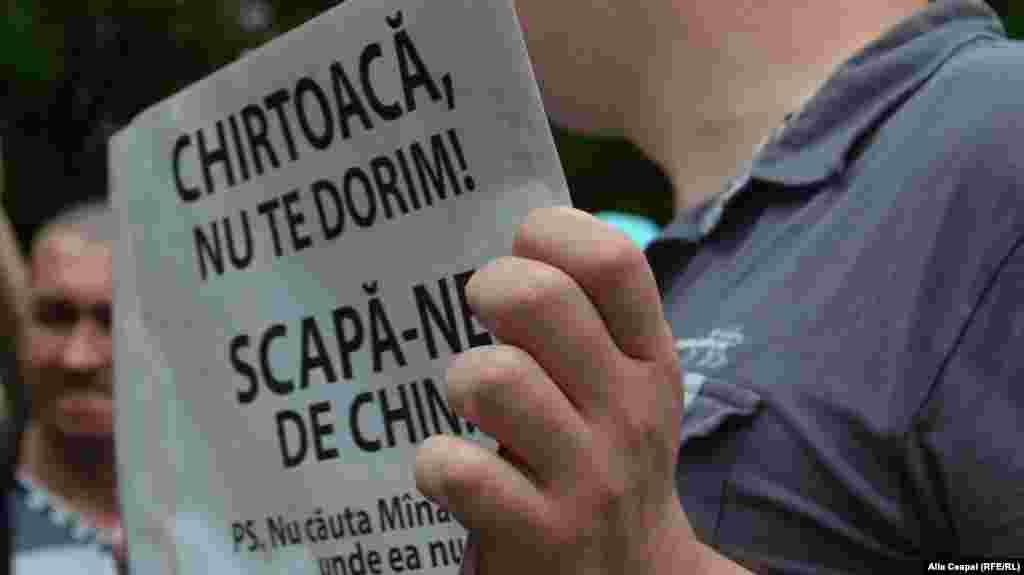 Un alt nemulțumit...