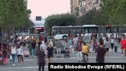 Centar grada Tirane (foto-arhiva: avgust 2018)