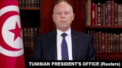 Predsednik Tunisa Kais Said, 25. jula 2021.