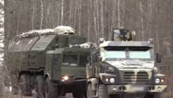 Предположительно, машины ракетного комплекса "Орешник" в Беларуси