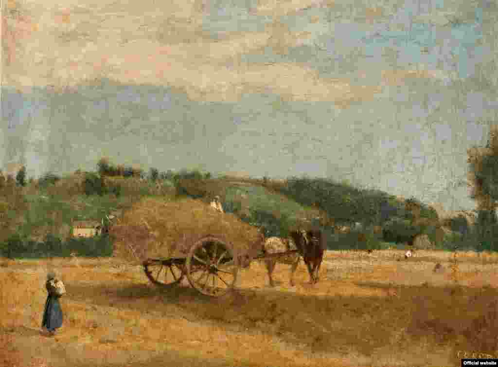 Camille Corot (1796&ndash;1875) Scenă de recoltă, f.d.