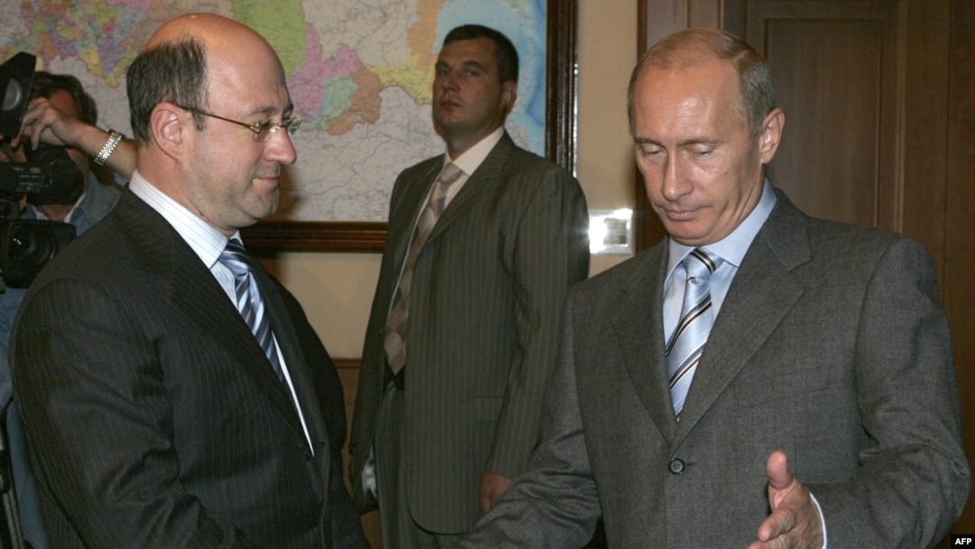 Александър Бабаков и Владимир Путин. 