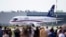 The plane was reportedly a Sukhoi Superjet 100 (file photo) 
