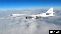 Two Russian Tu-160 Blackjack bombers were spotted off the North American coastline and escorted away by U.S. and Canadian jets. (illustrative photo)