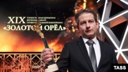 Режиссёр Андрей Зайцев на церемонии вручения премии "Золотой орёл", Москва, 22 января 2021 года 