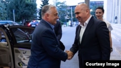 Premierul maghiar Viktor Orbán a fost primit miercuri seară de prim-ministrul Ilie Bolojan la Palatul Victoria