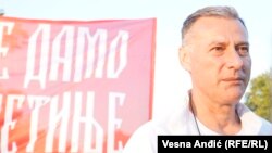 Željko Čurović, organizator auto-litija i predsednik udruženja „Savez Srba iz Crne Gore“ i "Pravoslavne fondacije".