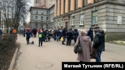 Акция против сноса бывшего здания ВНИИБ в Петербурге, 2020 год