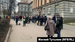 Акция против сноса бывшего здания ВНИИБ в Петербурге, 2020 год 