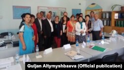 Адам сатууга каршы жыйындын катышуучулары.