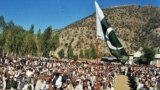 Pakistan – A file photo of the tribal Jirga against army deployment in the tribal areas of Pakistan, Darra Adam Khel, 15 km south of Peshawar, Oct2001