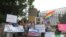Some 20 people protested Russia's troubling record on gay rights in front of Moscow's embassy in Washington. 