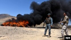 Owganystanyň howpsuzlyk güýçleriniň agzasy.