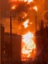 Ukraine Hits Oil Terminal In Russian-Occupied Crimea video grab