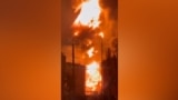 Ukraine Hits Oil Terminal In Russian-Occupied Crimea video grab