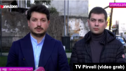 ლაშა ტყეშელაძე (მარცხნივ) და დიმიტრი ვარდიაშვილი