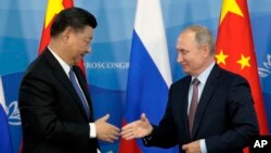 Kineski predsjednik Xi Jinping i ruski predsjednik Vladimir Putin, arhivska fotografija