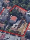 Serdika - Sofia - amphitheater- Satellite Image