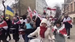 Solidaritate cu opoziția din Belarus, în mai multe orașe din lume