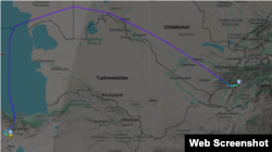 Масири нави ҳавопаймои "Вориш" аз Теҳрон ба Душанбе