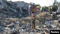 Prizor nakon izraelskog vazdušnog napada na Gazu, arhiv
