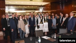 Рөстәм Миңнеханов Британия татарлары белән