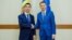 Siegfried Muresan, head of the EU Parliament delegation for relations with Chisinau (right), and Moldovan Foreign Minister Mihai Popsoi (file photo)