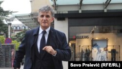 Svetozar Marović stiže na saslušanju u Tužilaštvo u aprilu 2014. godine