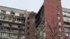 Наступствы ўдару па жылым доме ў Дніпры