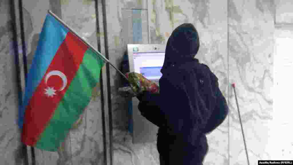 Azerbaijan - National flag day in Baku