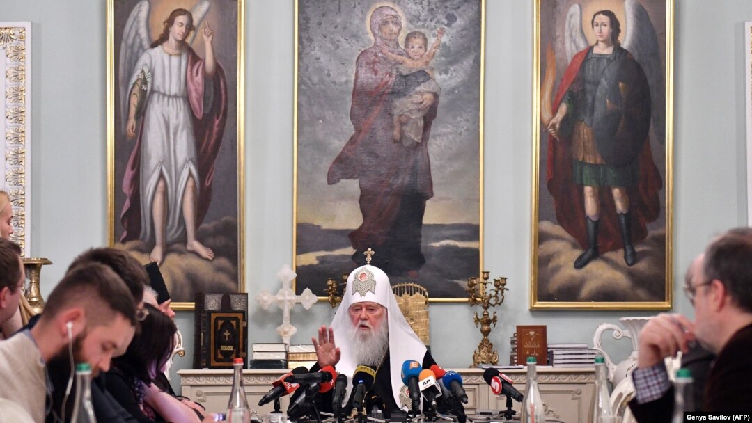 Пресс-конференция Филарета в Киеве 
