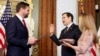 Marco Rubio is sworn in as Secretary of State by U.S. Vice President JD Vance 