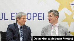 Romania - Dacian Ciolos and the union USR Plus, București