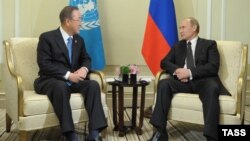 Վլադիմիր Պուտին և Բան Կի-մուն, արխիվ