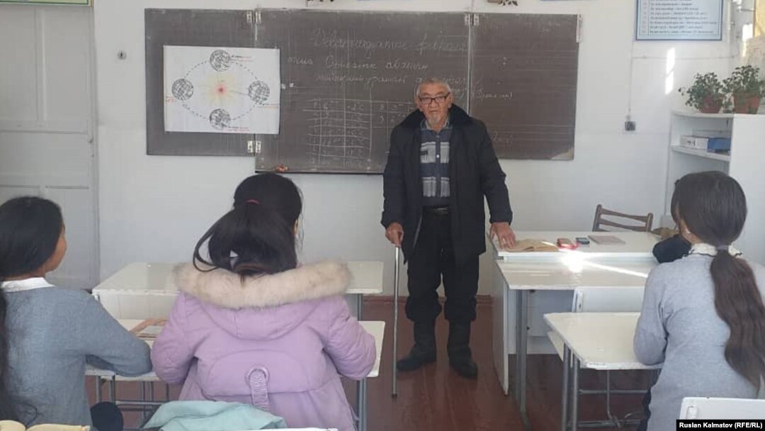 Қозихон Тайшинов дарс ўтмоқда. 2020 йилнинг 20 феврали.